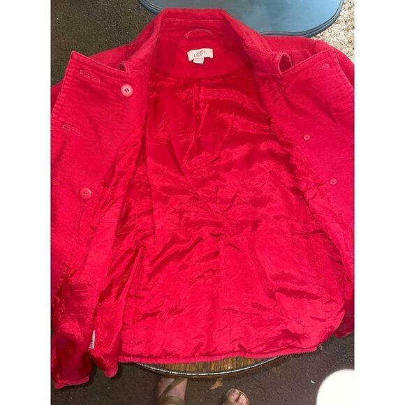 The Loft Double Button Breasted Jacket/Blazer Long Sleeve Red L - Picture 5 of 12